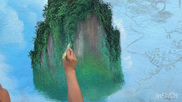 Vẽ tranh tường đẹp tại 3 Miền; Bắc, Trung, Nam. Vẽ tranh sơn thuỷ hữu tình, tranh phong cảnh