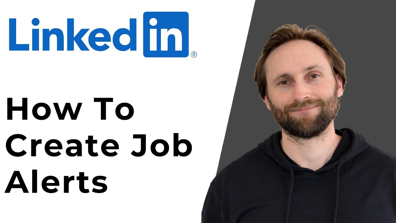 How to Create Job Alerts on LinkedIn [Full Guide 2026] - YouTube