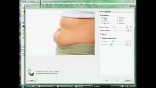 How to remove body fat Gimp 2.8 Tutorial.