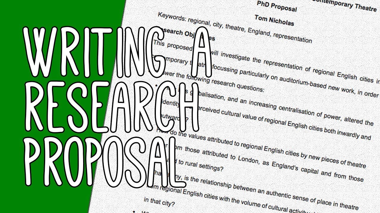 How to write an english literature phd proposal