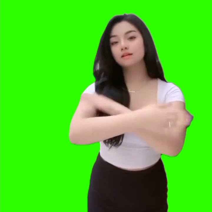 Mentahan Green Screen cewek cantik joget Tiktok ❗❗ #greenscreen #tiktok #cewekcantik