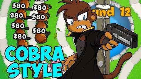 Bloons TD Battles- INSANE COBRA DEFEAT!