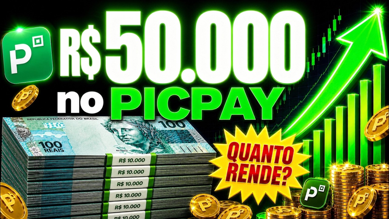 Quanto Rende 50 Mil Reais no Picpay - YouTube