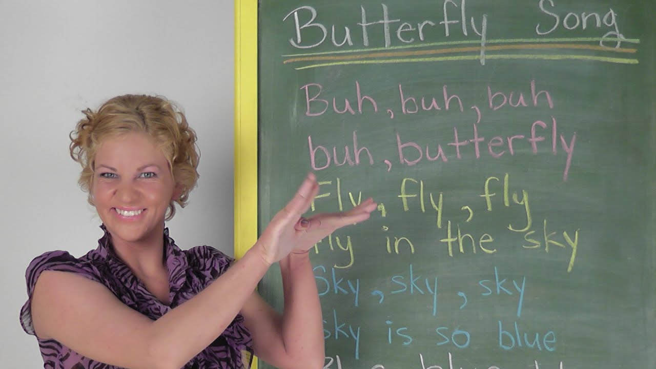 Butterfly song for ESL children English Language Games YouTube