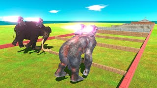 Animals vs Primates Power Tournament with Jet Engines - Animal Revolt Battle Simulator