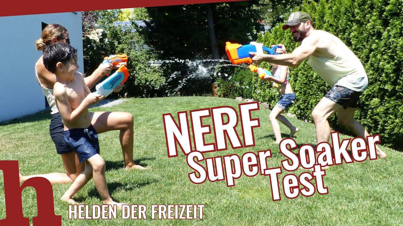NERF Wasserblaster im TEST-VERGLEICH! Super Soaker DinoSquad, Rainstorm, Torrent und Hydro Frenzy