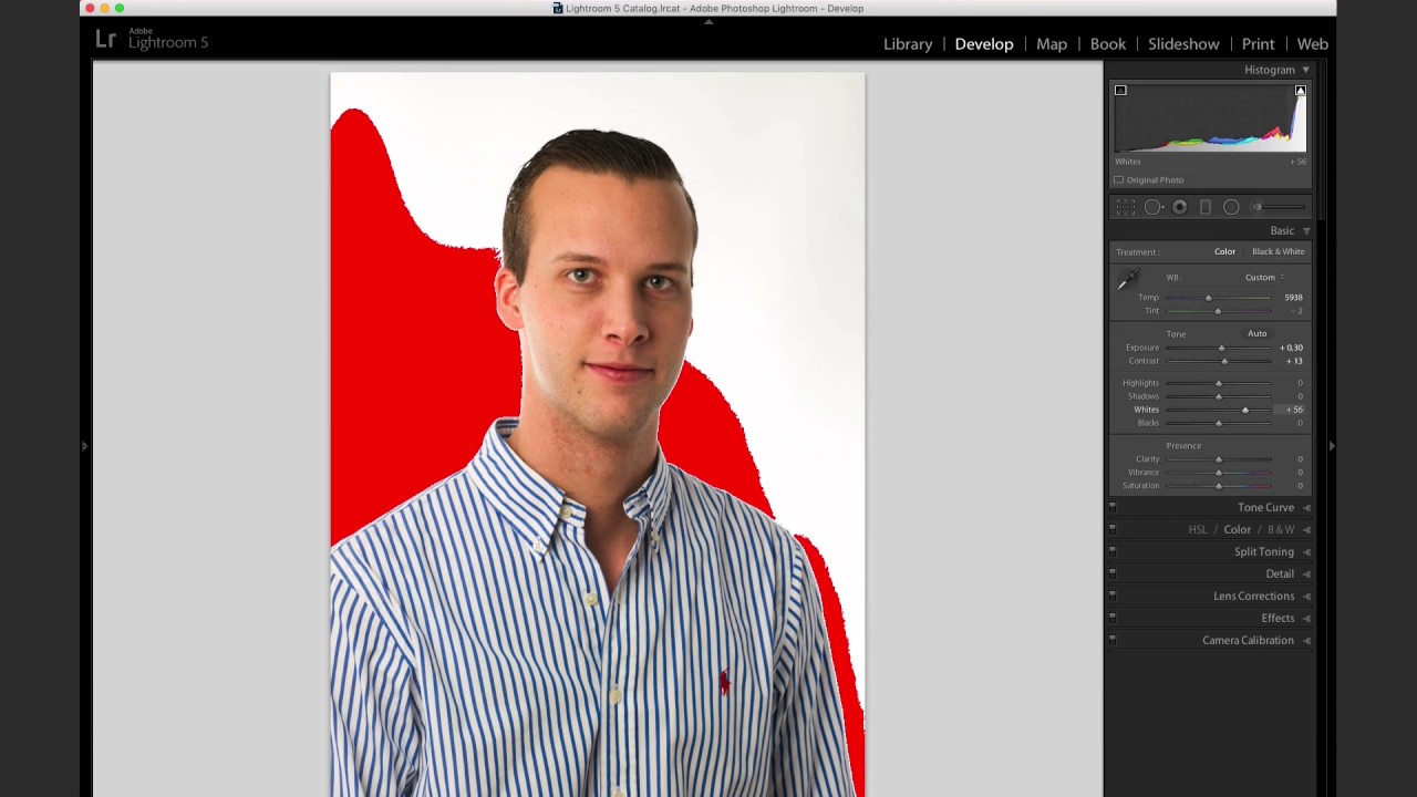 Howto Create White Backgrounds On Portrait Photos Within Lightroom Youtube