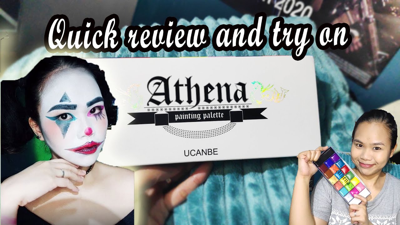 ATHENA PAINTING PALETTE UCANBE try on and quick review [Vin Buan] 