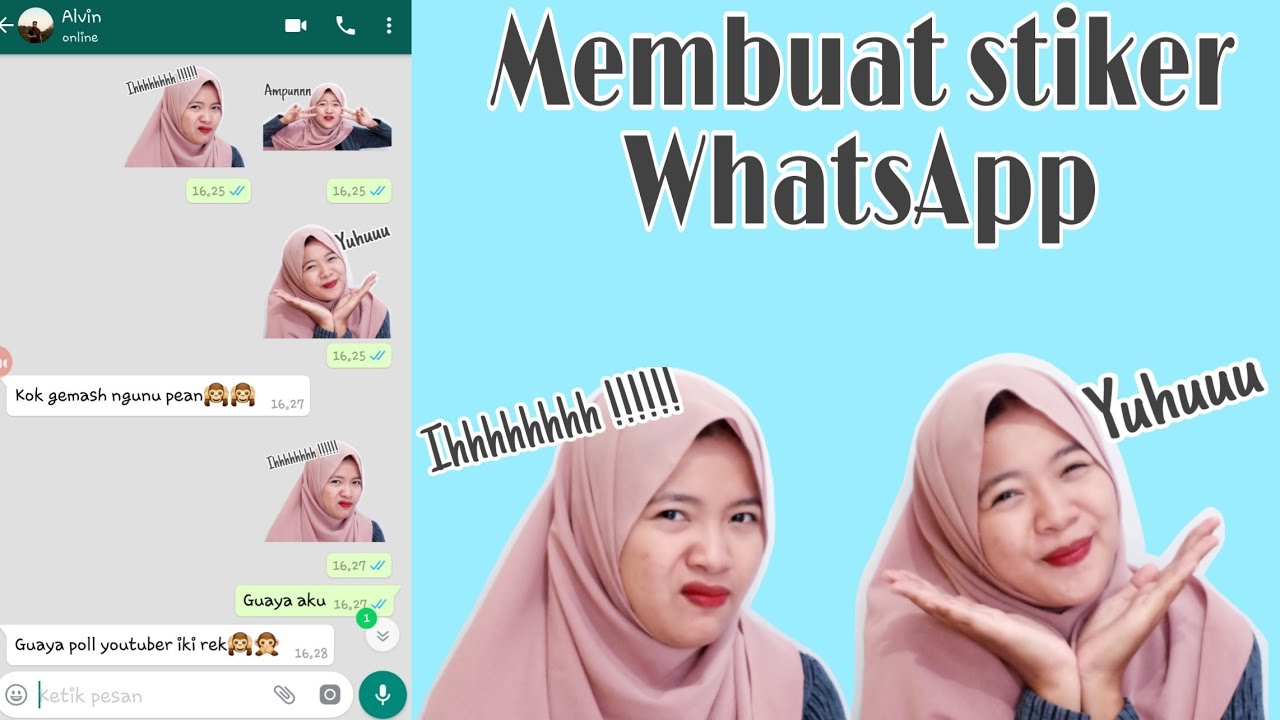 Tutorial Cara Membuat Stiker Whatsapp Dengan Foto Pribadi