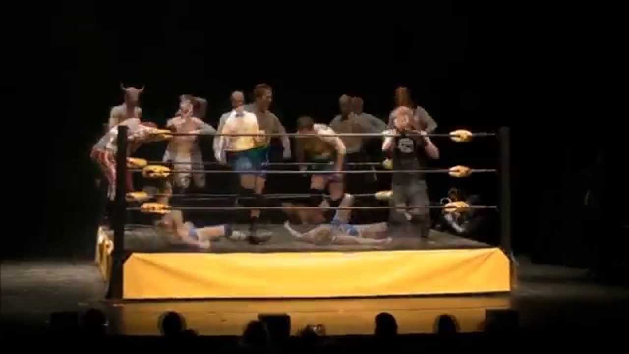 Høydepunkter fra tittelkamp i Moss 2014 (norsk wrestling)