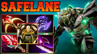 Tiny Dota 2 Gameplay Guide Safelane 7.35 Carry Best Item Build