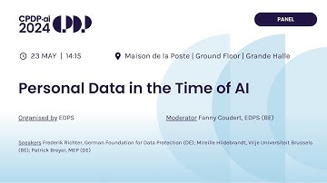 CPDP.ai 2024 - Grande Halle Personal Data in the Time of AI