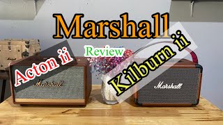 Review Marshall kilburn 2 VS. Acton2