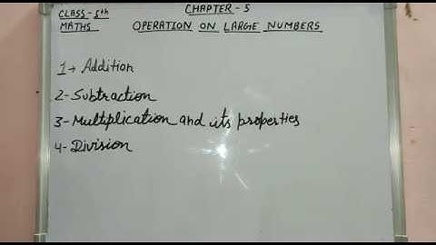 13/05/2020 Class 5 Mathematics Chapter 5 Video No. 33