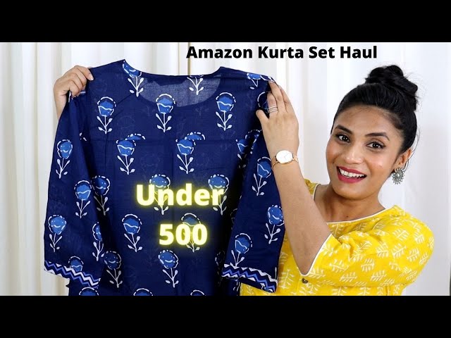 AMAZON KURTI Under Rs. 500 | Amazon College Wear Kurti | Tanu Gupta -  YouTube