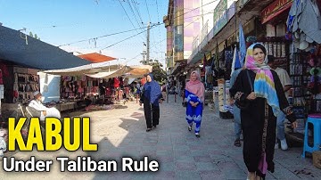 Afghanistan, Kabul City Walking Tour 4k 2024