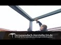 Terrassenüberdachung Montagevideo - Aufbauanleitung - YouTube