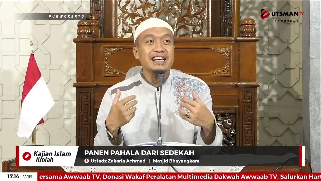 LIVE Panen Pahala dari Sedekah - Ust. Zakaria Achmad