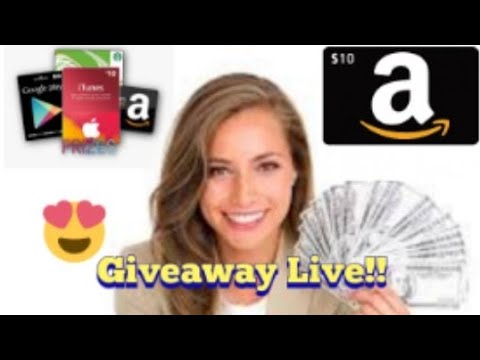 $100 Gift Card Giveaway LIVE (LAST 2 WINNERS) - YouTube