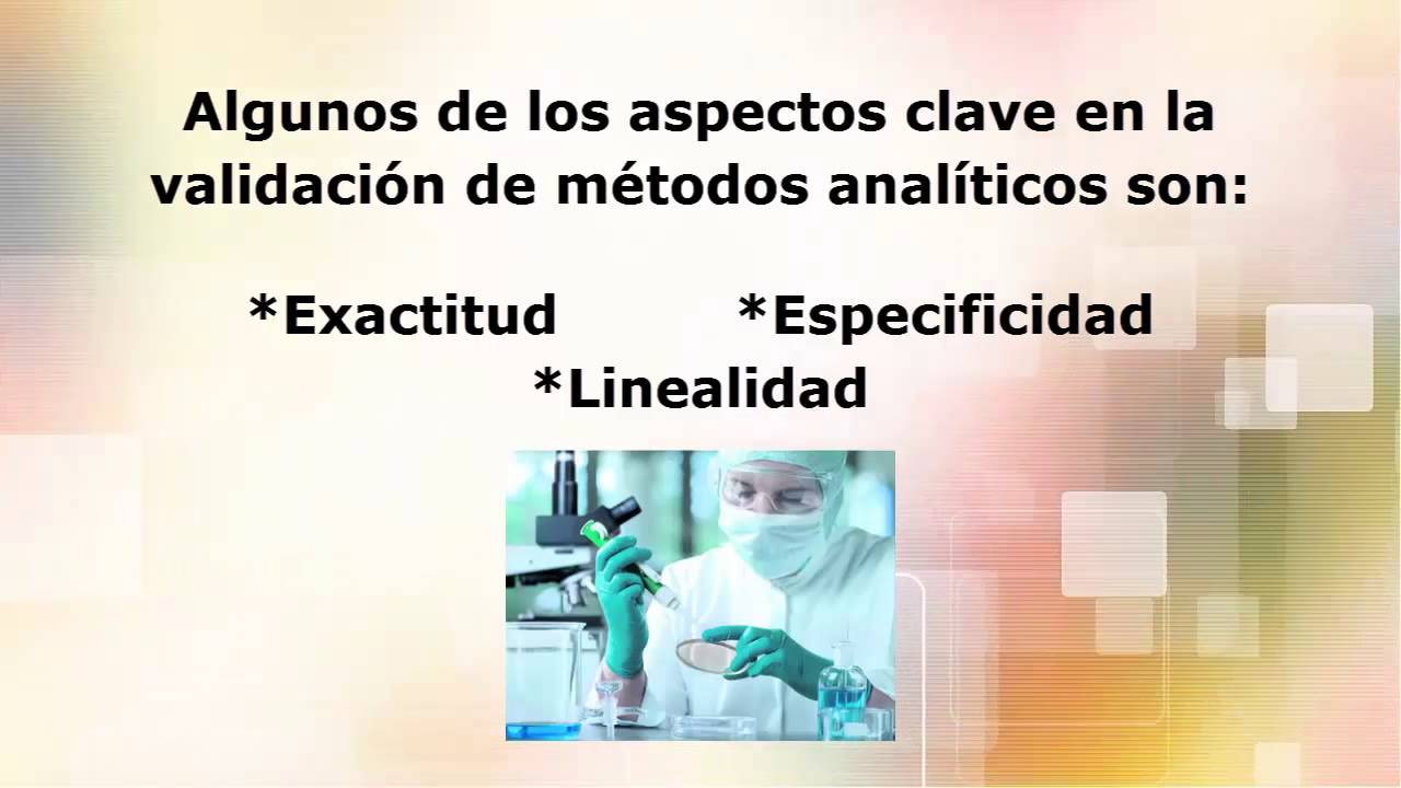 Validación de Métodos Analíticos. - YouTube