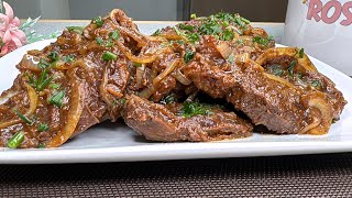 CHEGA DE SUJEIRA NO FOGÃO, BIFE ACEBOLADO SIMPLES FEITO NA PANELA DE PRESSÃO! FÁCIL E DELICIOSO!