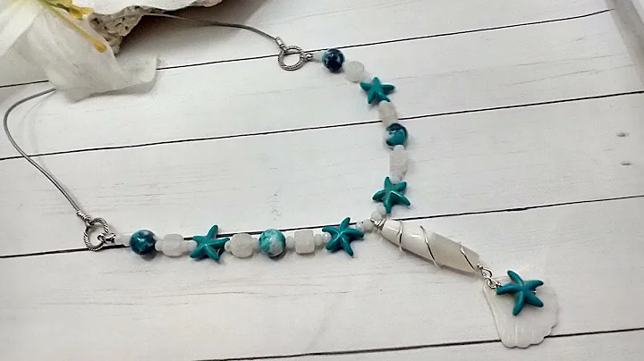 Necklace Made With Bargain Bead Box July 2022 Prod...