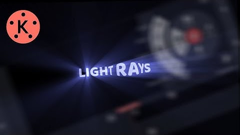 How to create Light ray Text Animation in kinemaster | Glowing Text Animation in kinemaster Telugu |