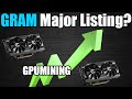 Gpu mining gram is about to explode