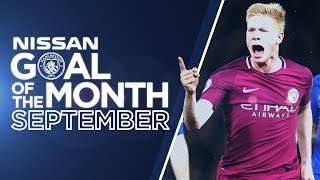 DE BRUYNE, AGUERO, SANE & DELPH! | Goal of the Month - September.