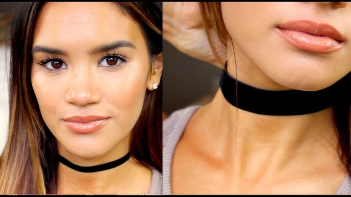 Chunky Chain and Layered Choker Necklace Ideas. Jewelry Outfit
