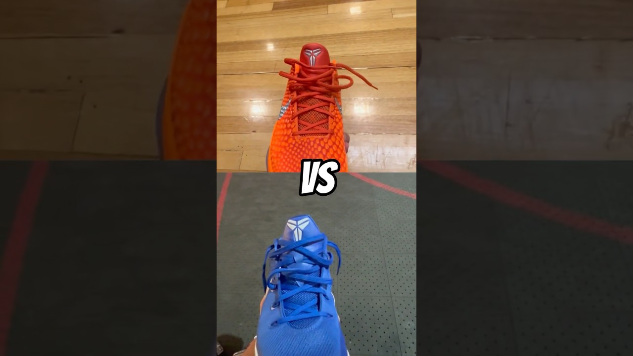 Kobe 6 Protro "Total Orange" vs the Kobe 9 Elite Low Protro "Game Royal"
