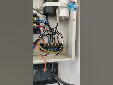 Submersible pump Wiring with Running & Starting Capacitor(R-Y-B) - YouTube