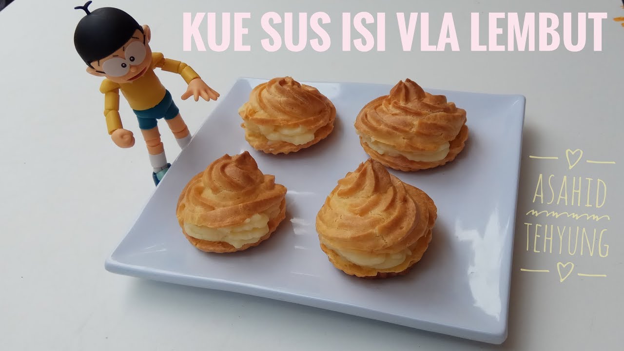 Cara Membuat Kue Sus Isi Vla Lembut