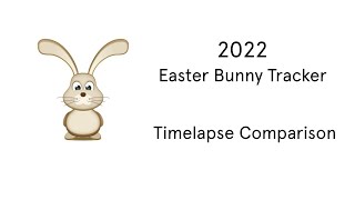 Famous 2019-2022 Easter Bunny Tracker - Timelapse Comparison Wealth