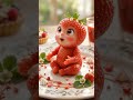 a cute strawberry baby #shorts #aigenerated #fyp #viarlshort