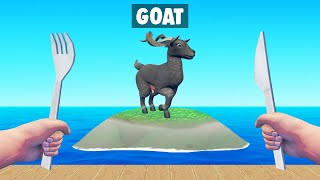 How To FIND ANIMALS In RAFT! (secret island)