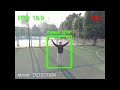 Drone recognizing Human with Yolo Model