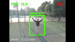 Drone Recognizing Human With Yolo Model