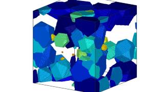 Cube Octahedron Faceted Phase Transformation - Level Set Method Simulation