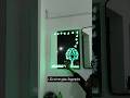 LED mirror glass fingerprint