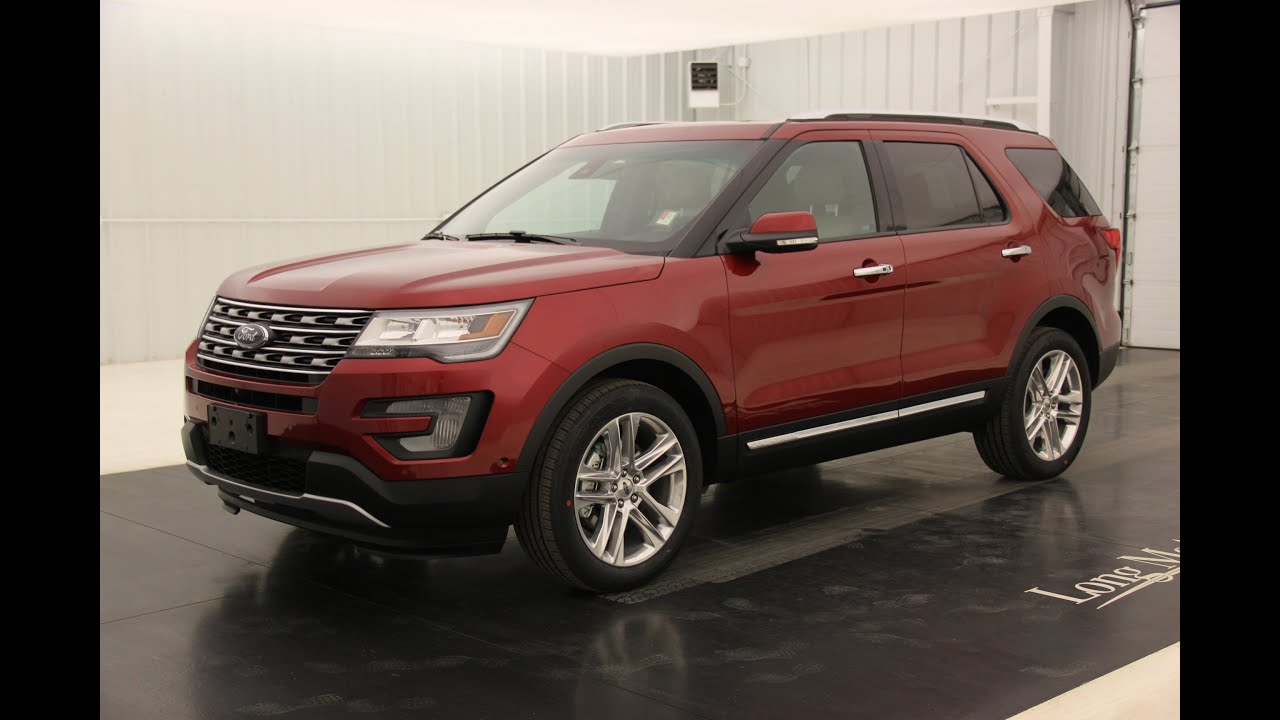 16 Ford Explorer Limited Standard Equipment Available Options Youtube