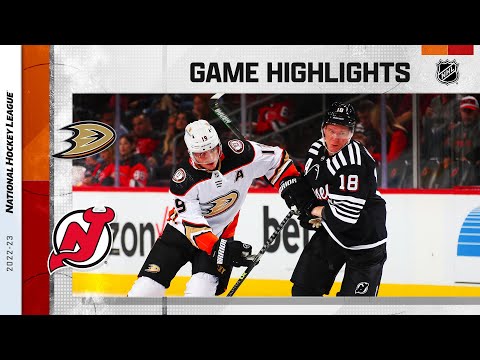 Ducks @ devils 10/18 | nhl highlights 2022