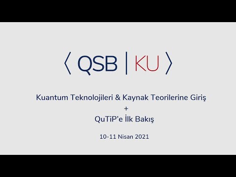 7- Kuantum Termodinamik, Dr. Onur Pusuluk, ⟨QSB|KU⟩