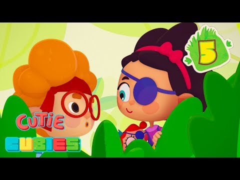 Cutie Cubies 🎲 Episode 5: CUBO-PIRATES ⛵ All 5 episodes ☀️ Moolt Kids Toons