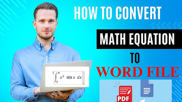 How to Convert Math Equation from pdf To word File || Type editable MS Word equations using Mathpix
