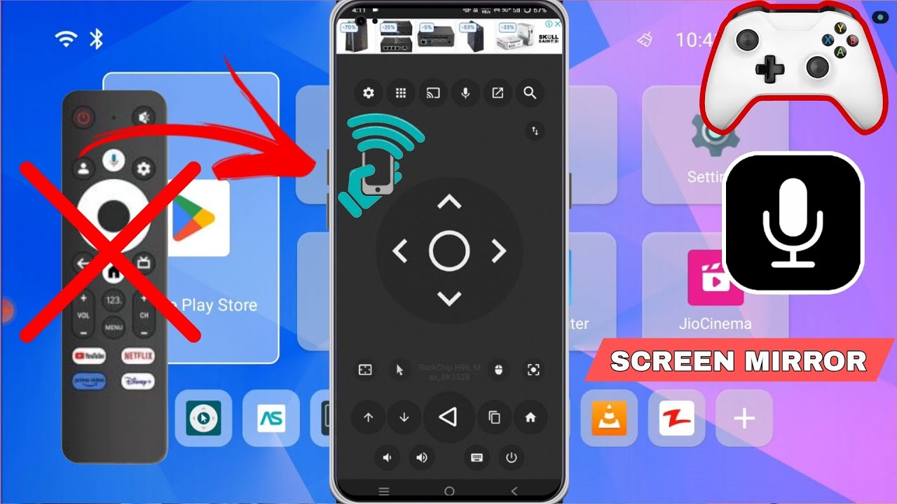 How To Control Android Tv With Phone || Control Your Smart Tv With ...