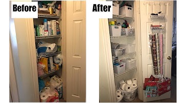 DOLLAR TREE ORGANIZATION | Linen Closet