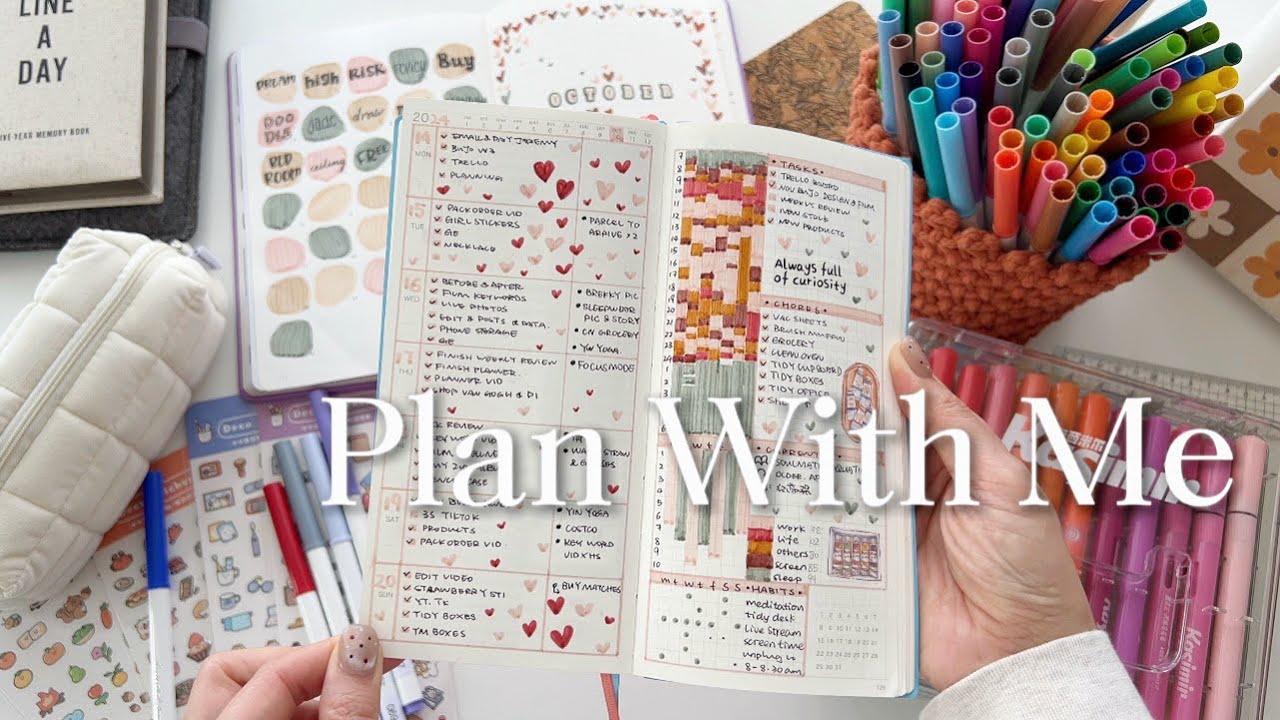 November Plan With Me Weekly Planner Setup How I Track My Time In My ...