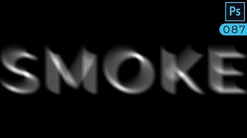 How to create a quick Smoke text effect in Adobe Photoshop