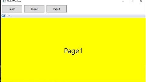 Как создавать и переходить по страницам WPF C#